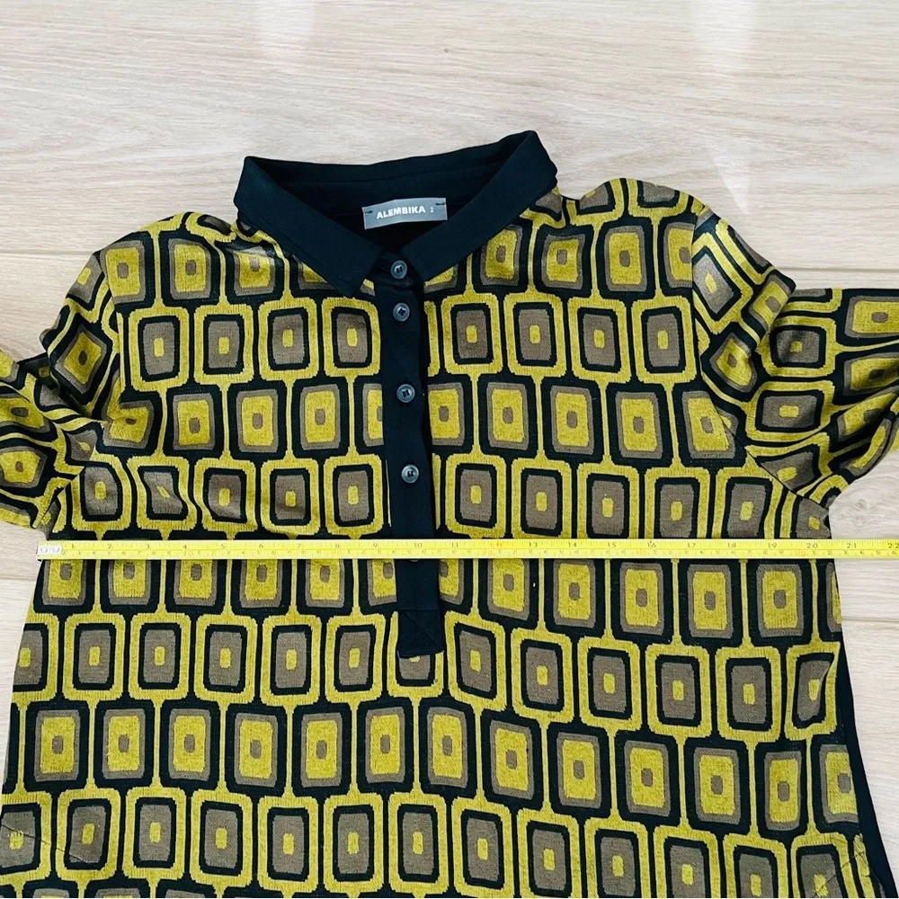 Alembika Dynamite Days Button Down Tunic